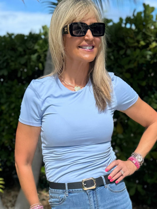 Basic Round Neck Tee | T689