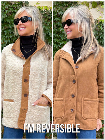 Cozy Reversible Coat | JK256