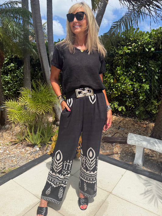 Fabulous Printed Pull-On Pant | PA259