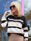 Lovely Striped Crewneck Sweater | SW271