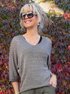 Italian Dolman Sleeve Knit Top | T391