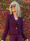 Bouclé Blazer With Button Detail | R291