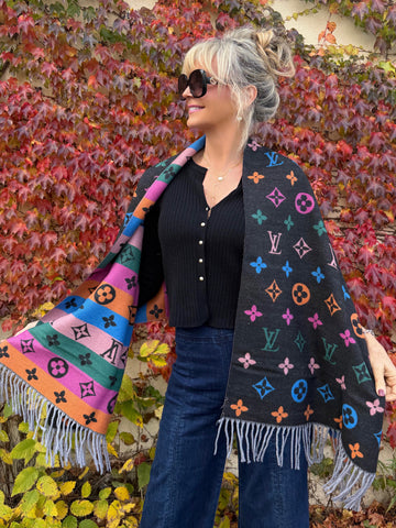 Reversible Designer Inspired Scarf | SC210