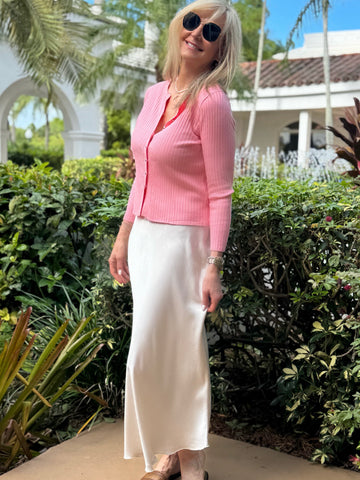 Silky Satin Mermaid Skirt With Elastic Waistband | SK213