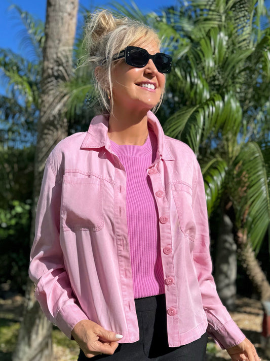 Classic Button-Up Collared Shirt | T282