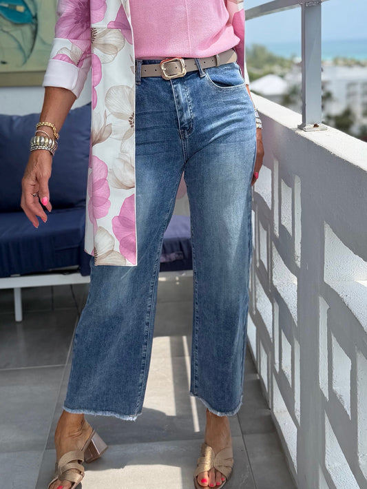 Luxurious Bamboo Fray Jeans | JN220
