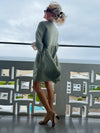 100% Cotton Italian 2-Piece Swing Dress | D206
