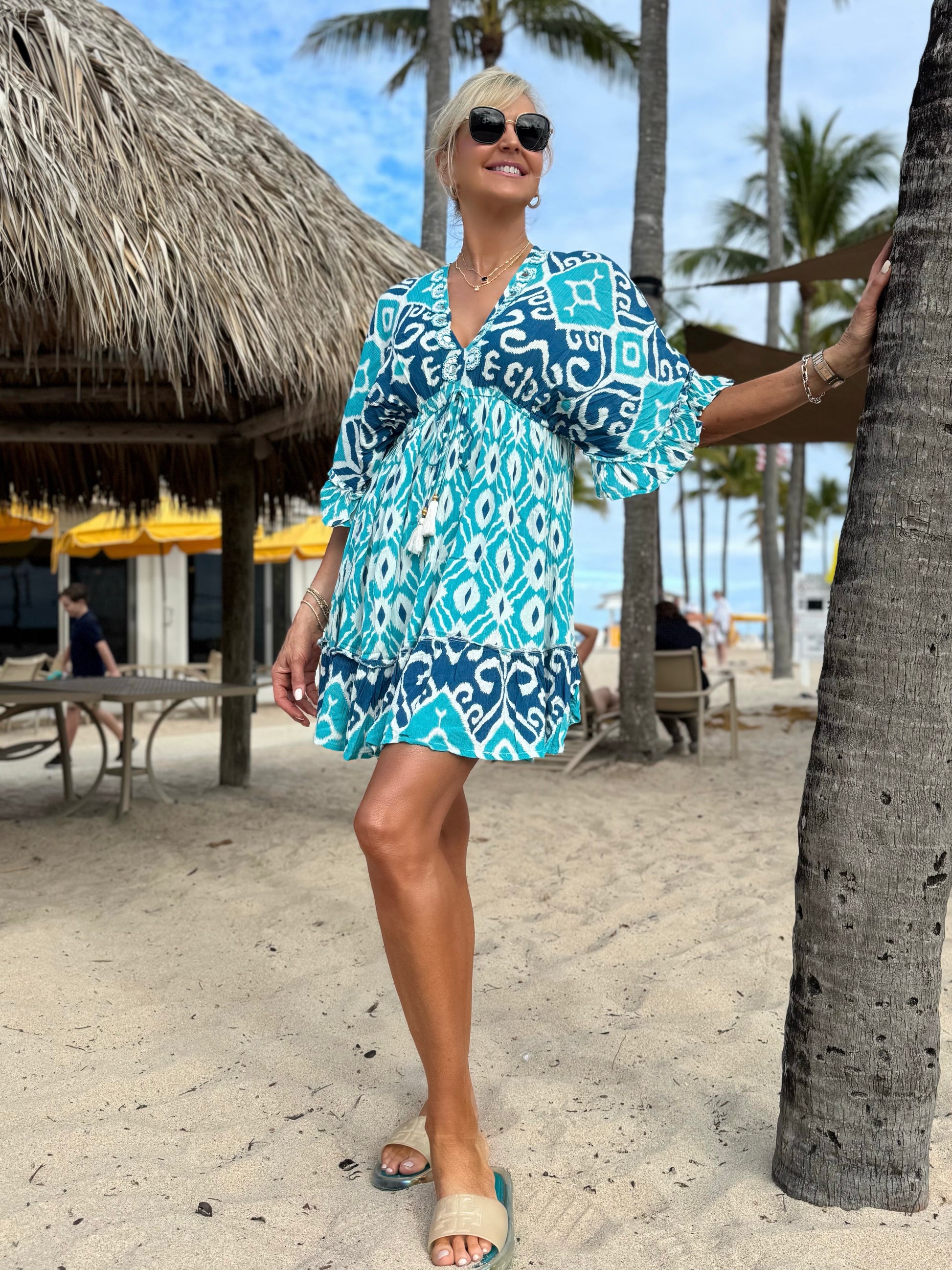 St. Barts Embellished Boho Dress | D211 Artizan St. Barts Embellished Boho Dress | D211 Artizan