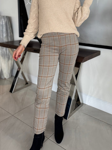 Stretch Plaid Pull-On | PA221