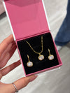 Ball Bead Necklace Set