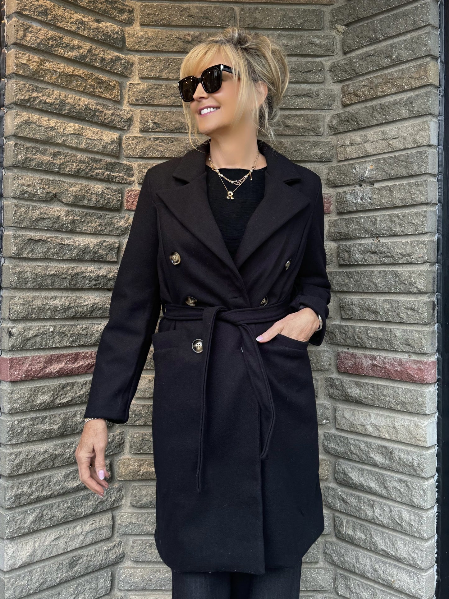 Manteau caban classique style trench | JK603