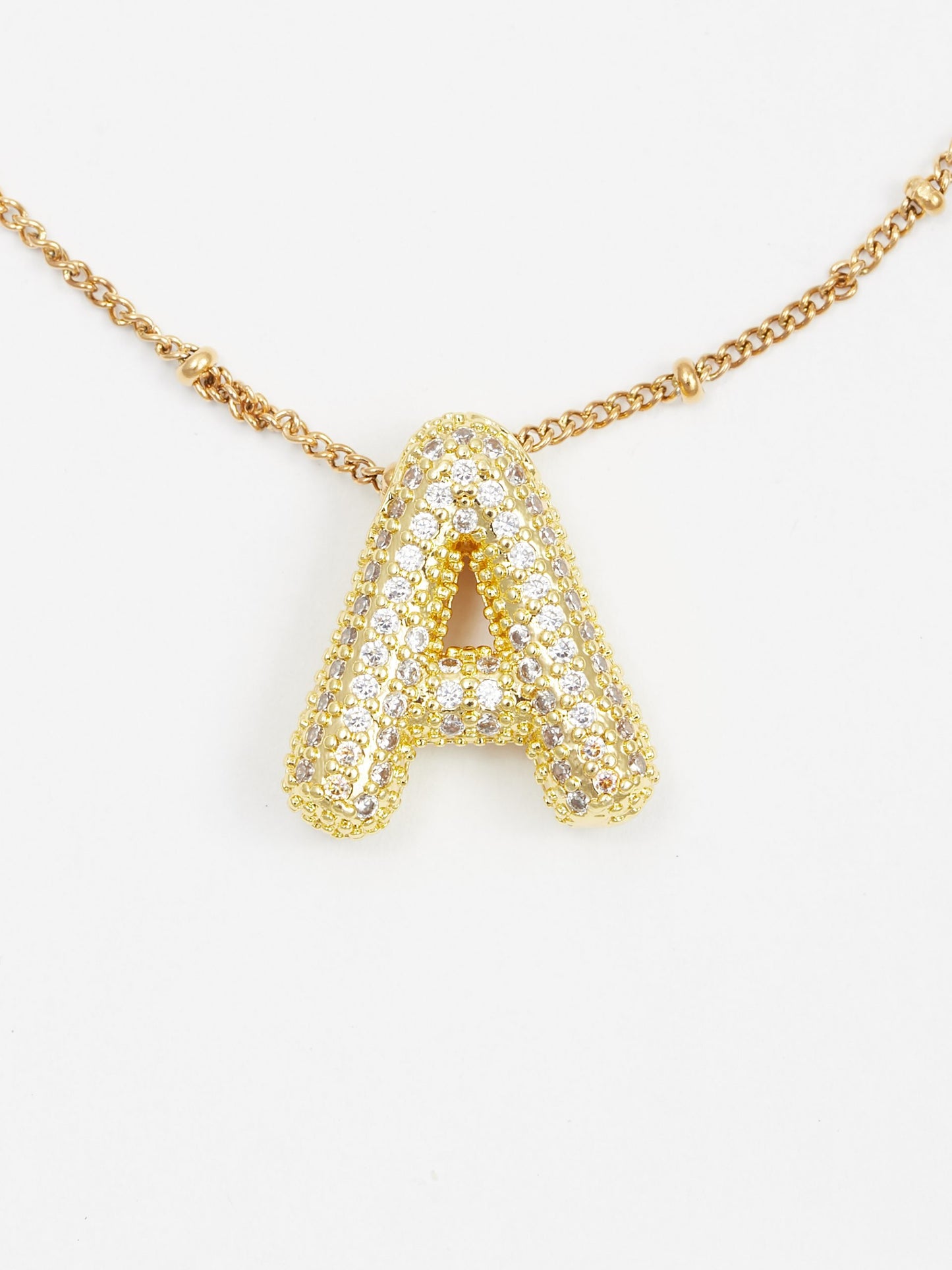 Collier Initiale Bling Bubble | BE101