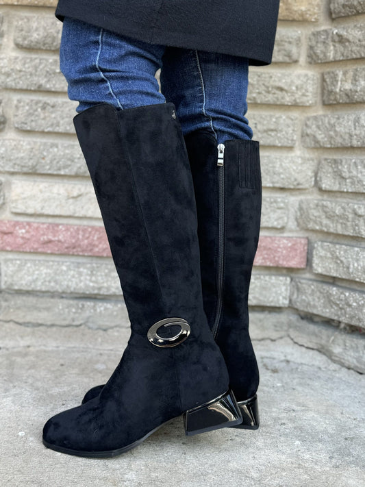 Meghan Suede Tall Boots | BT35