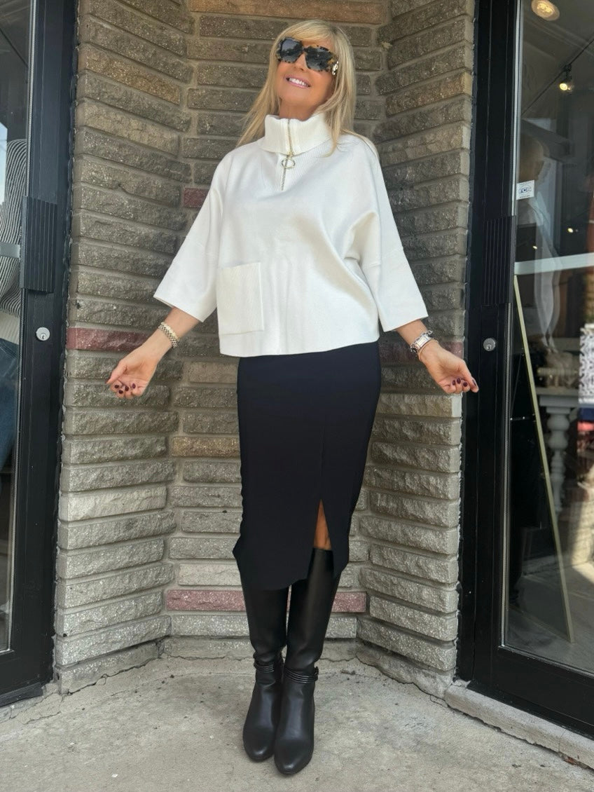 Elegant Jacquard Sweater/Top | R700