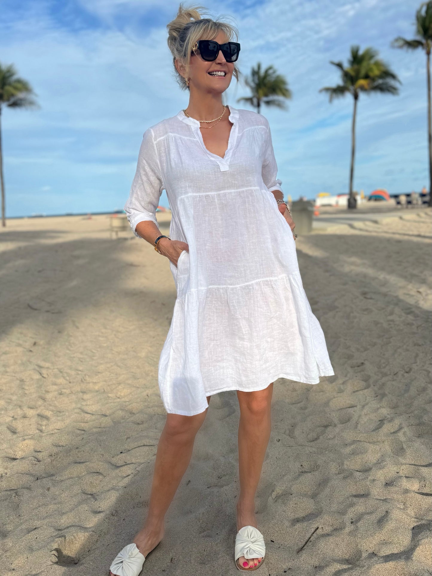 The Perfect Italian Linen Dress | D608