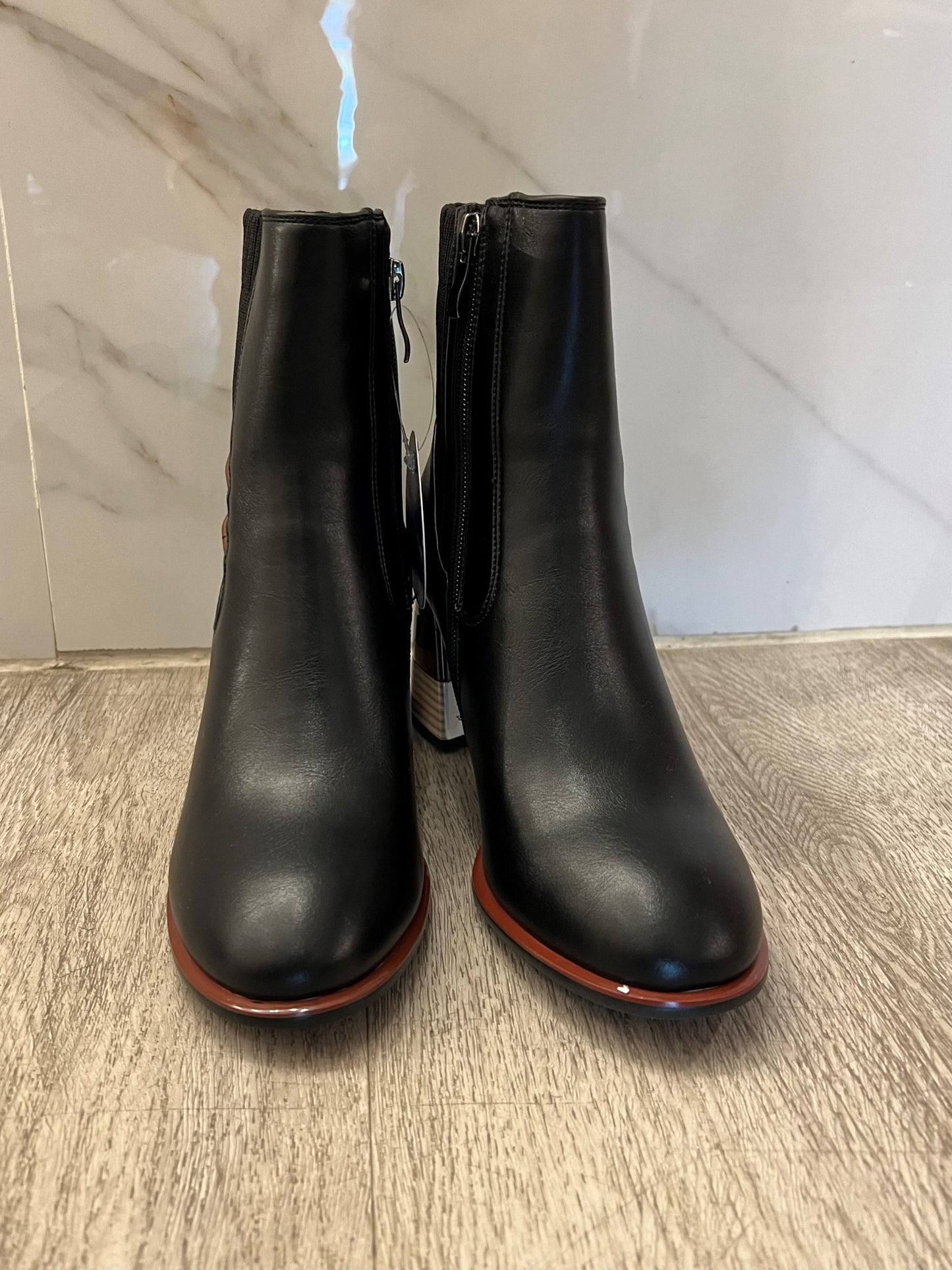 Bottines à coutures contrastées | BT22