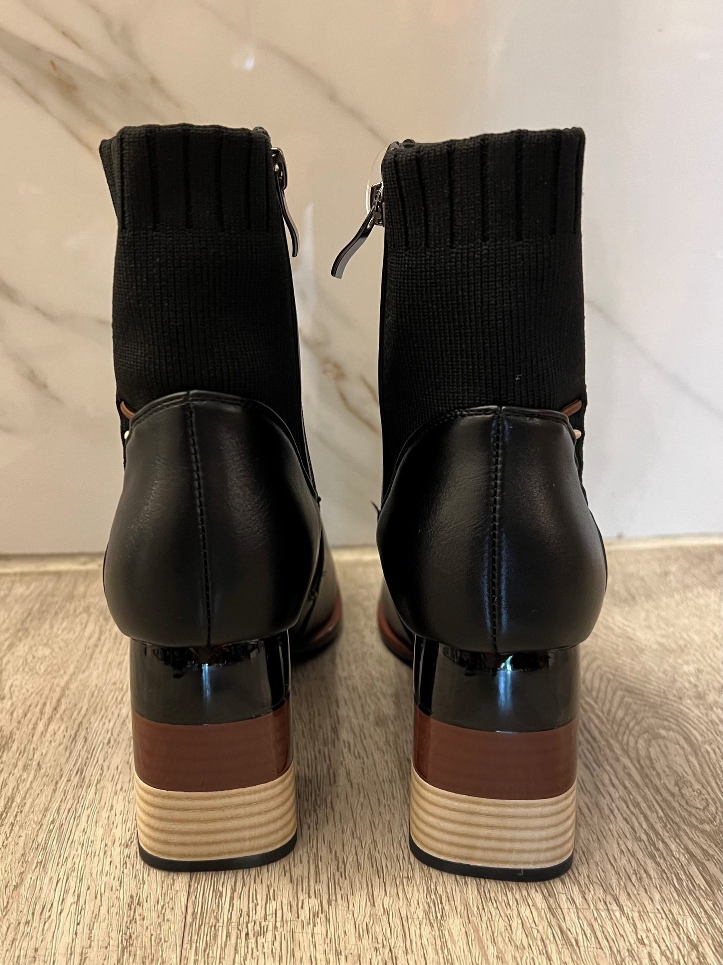 Bottines à coutures contrastées | BT22